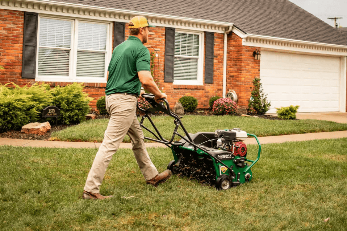 Core Aeration, Seeding & Fertilizer